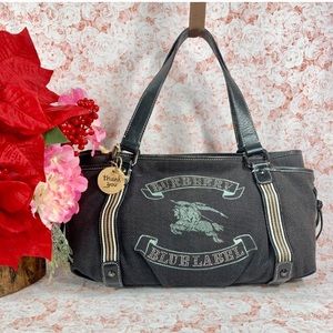 Burberry canvas tote bag